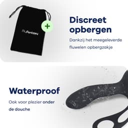 MyFantasy Prostaat Stimulator met Cockring - 42°C Prostaat Vibrator - Vibrerende Buttplug met Afstandsbediening - Sex Toys voor Mannen & Koppels - Anaal Vibrator - Anale Speeltjes - Vibrerende Buttplug Dildo - Kamasutra Seksspeeltjes Zwart — thumbnail 3