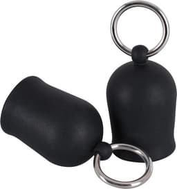 Black Velvets – Siliconen Tepel Zuigers met O-ringen voor Sensuele Borsten – Zwart — thumbnail 1