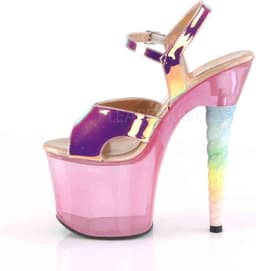 Pleaser - UNICORN711T Sandaal met enkelband, Paaldans schoenen - Paaldans schoenen - 37 Shoes - Roze — thumbnail 6