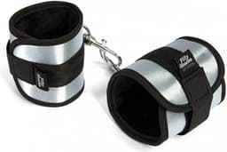 Fifty shades of grey - soft handboeien - zilver — thumbnail 1