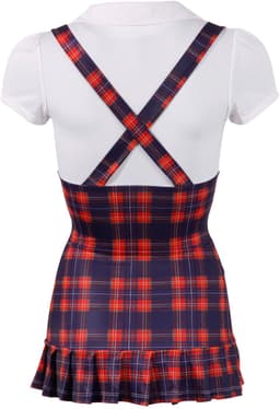 Cottelli Collection – Schoolmeisje Mini Jurk voor Ondeugende Spelen of Spannende Verassingen – Maat M – Purper — thumbnail 2