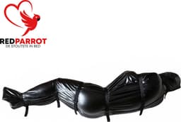 Volledige lichaam bodybag - BDSM Bondage - Dwangbuis - Riemen - Extreme BDSM - Tot 195CM — thumbnail 2