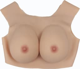 Siliconen Borstprothesen met ronde hals - Cup D - 100% hypoallergene medische siliconen - Wearable Borst - Kunstmatige Nep Borst - Valse Borsten - fake boobs - Borst - Siliconen Huid - Crossdresser - Transgender - Travestiet - Body4Everybody — thumbnail 5