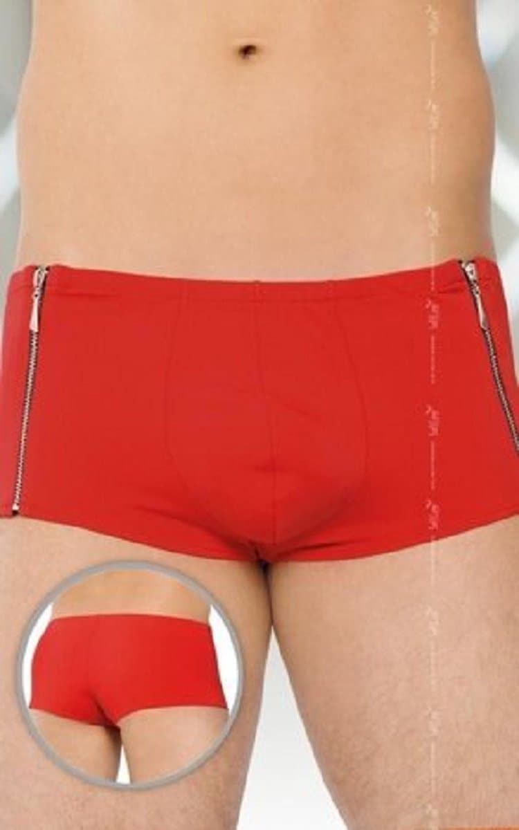 Softline Collection- heren shorts- rood M — afbeelding 1