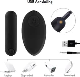 TipsToys® Draagbare Vibrator voor in Slipje – Vibrerend Slipje met Clitoris Bullet – Discreet SexToy voor Vrouwen – Zwart — thumbnail 3