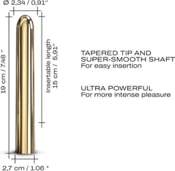 Dorcel - Golden Boy 2.0 - Bullet Vibrator - Goud — thumbnail 4