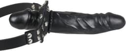 Nooitmeersaai - Mondknevel met siliconen dildo - zwart — thumbnail 2
