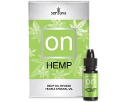 Sensuva - ON Arousal Oil voor Haar Hennep Olie Infused 5 ml
