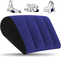 Zylo® Sex Kussen - Seksmeubel voor Vrouwen & Mannen - Sex Pillow - Blauw - 21cm x 19cm x 4cm — thumbnail 3