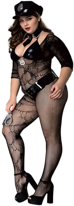 Paris Hollywood - Sexy Politiepakje - Plus Size - XL/XXL — thumbnail 3