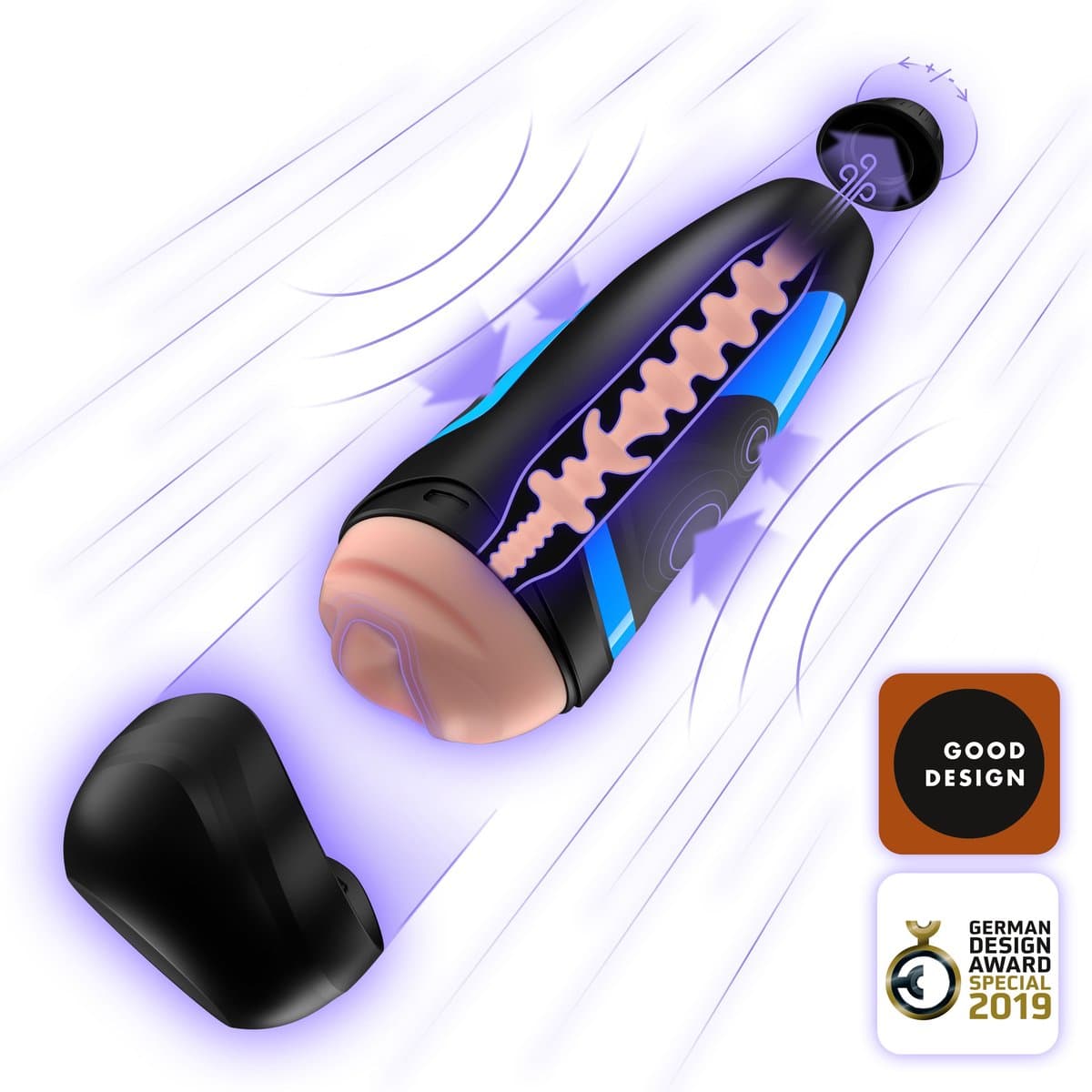 Satisfyer Men, masturbator met pompfunctie en binnendrukregelaar, huidvriendelijk zacht siliconen — afbeelding 1