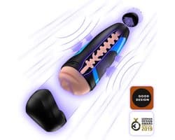 Satisfyer Men, masturbator met pompfunctie en binnendrukregelaar, huidvriendelijk zacht siliconen