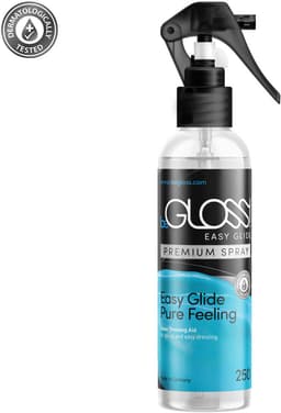 BeGloss - Easy Glide voor LATEX - Premium Spray - Pure Feeling - 250 ml - Fles met spraykop met knijphandvat - Dressing Aid - om super makkelijk latex en rubber kleding aan te trekken, je glijdt er makkelijk in. — thumbnail 1
