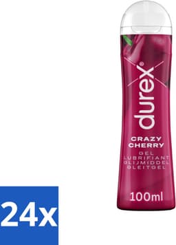Durex - Crazy Cherry - Glijmiddel - 100 ml - Voordeelverpakking - 24 stuks — thumbnail 10