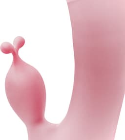 Vibely - Tarzan Vibrator - Erotiek- Oplaadbare Luxe Magic Wand Rabbit Vibrator - Vibrators voor vrouwen - Sex Toys voor vrouwen -10 standen - Fluisterstil - Pink — thumbnail 4