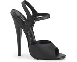 Devious - DOMINA-109 Sandaal met enkelband, Paaldans schoenen - US 12 - 42 Shoes - Zwart