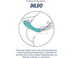 Siliconen dildo met zuignap - Paars