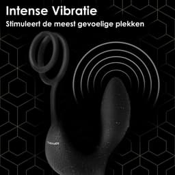 Time 4 Joy® Prostaat Vibrator mannen - Prostaat Stimulator - Sex toys voor mannen - Buttplug & Cockring - Met Afstandsbediening - Zwart - Inclusief spannend E-book - Inclusief Glijmiddel 100ML — thumbnail 12