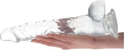 Transparante XXL Dildo - 32.5 cm - Met Zuignap - Grote Dildo — thumbnail 4