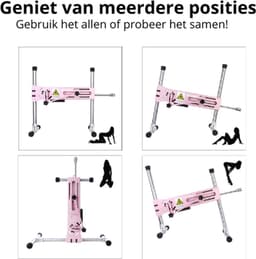 Pro 1 Premium Seksmachine 2.0 Smart App met dildo en afstandsbediening Roze — thumbnail 18