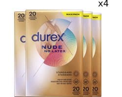 Durex - Condooms - Nude - Latexvrij - 4x 20 stuks