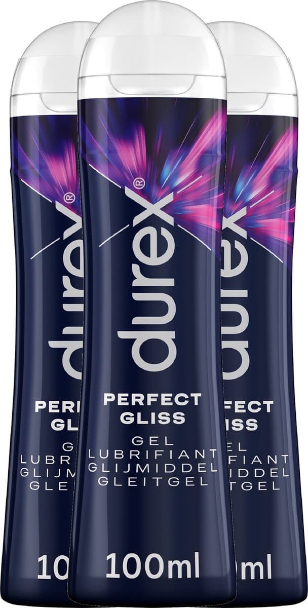 Durex - Perfect Gliss Glijmiddel voor Anaal & Oraal - 100 ml 3 Stuks — afbeelding 1