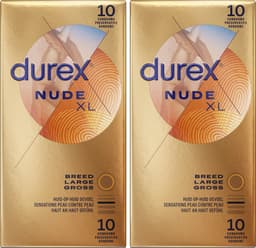 Durex - Condooms - Nude XL - 10st x2 — thumbnail 1