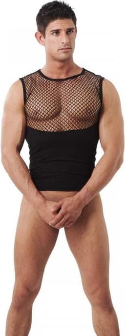 Amorable - Sexy Herenshirt - Fetish Party - Visnet details - maat S/M — thumbnail 1