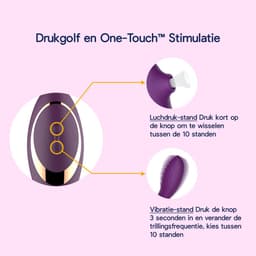 Eva® Queen Pro - Vibrator voor Vrouwen - Luchtdruk Sex Toy - G-Spot Stimulator & Clitoris Satisfyer - Seksspeeltjes voor Koppels - Dildo Vibrator - Realistisch - Erotische Audio - Sex Toys voor Vrouwen - Cadeau voor vrouw - Deep Purple — thumbnail 2