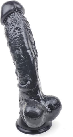 BEING FETISH 25 CM  ZWARTE Realistic Dildo BF-16 — thumbnail 9