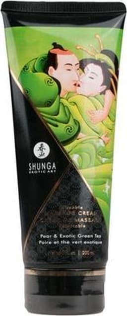 Shunga - Massage Crème - Pear & Exotic Green Tea — thumbnail 4