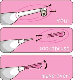 Celebrator - Tandenborstel Make-Over Roze — thumbnail 4