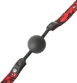 Banoch | courtesan ballgag red | siliconen Bal ∅ 4 cm — thumbnail 7