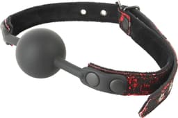 Banoch | courtesan ballgag red | siliconen Bal ∅ 4 cm — thumbnail 6