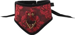 Banoch - posture Collar & leash Courtesan Red - halsband met riem - rood - bdsm — thumbnail 9