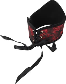 Banoch - posture Collar & leash Courtesan Red - halsband met riem - rood - bdsm — thumbnail 10