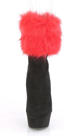 Pleaser - DELIGHT-1000 Plateau Laarzen - US 9 - 39 Shoes - Zwart/Roze — thumbnail 2