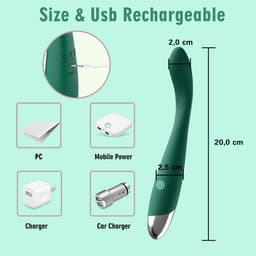 DOWO® - Vibrator - G spot - Vibrators voor Vrouwen - Clitoris Vibrator - Sex Toys voor Koppels - Seksspeeltjes - Cadeau voor Vrouw - 9 Standen - Groen — thumbnail 6