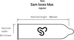 Sam loves Max 1.0 - 50 condooms - vegan - anoniem verzonden — thumbnail 6