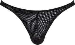 Barcode Berlin Thong Lor Black - MAAT M - Erotisch Heren Ondergoed - String voor Man - Sexy mannen String — thumbnail 1