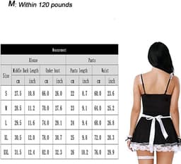 Sexy Dienstmeisje Kostuum voor Dames - Rollenspel Lingerie Set — thumbnail 5
