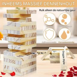 Vitdipy - Koppel Spel - 48 Stuks - Jenga voor Volwassenen - Romantisch - Erotiek - Intiem en Speels - Sex Game — thumbnail 6