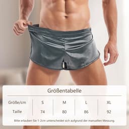 Satijnen boxershorts voor heren - Sexy ondergoed voor comfort en stijl — thumbnail 2