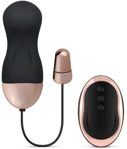 Teazers - Glad Vibratie Eitje - Oplaadbaar - Sex Toys voor Vrouwen - Vibrators voor Vrouwen - Vibratie Ei met Afstandsbediening - Sex Toys voor Koppels - Zwart/Roségoud — thumbnail 11