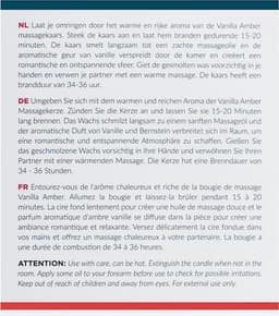 Exotiq - Massagekaars - Vanille Amber - 200g - Massage - Massage Kaars - Massage Kaarsen Erotisch - BDSM — thumbnail 8
