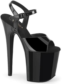 Pleaser - FLAMINGO809WR Sandaal met enkelband, Paaldans schoenen - US 13 - 44 Shoes - Zwart — thumbnail 1