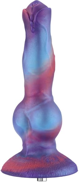 Hismith Alpha Fantasy Dildo 21 cm – Siliconen Dildo met Zuignap en KlicLok – Multicolor — thumbnail 1
