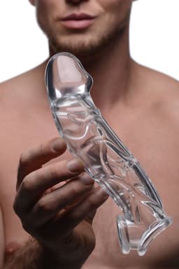 Size Matters Clear Extender Gebogen Penissleeve — thumbnail 3