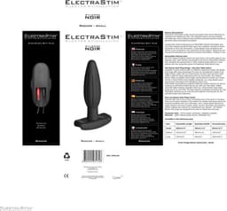 ElectraStim - Silicone Noir Rocker Butt Plug Large — thumbnail 5
