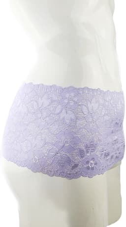 BamBella® Slip Paars lila open kruis kant voor mannen - L/XL - doorzichtig Erotische onderbroek Sexy Lingerie Heren - Zwart mannen ondergoed slip — thumbnail 6